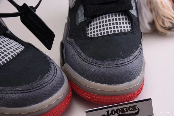 Kicked Out Shoe Store Retro Bred Air CV9388-001 Off Jordan White 4 x 0722